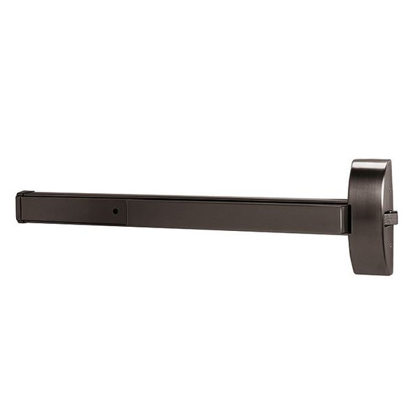 Dorma Rim Exit Device, 48 Inch, Exit Only, Dark Bronze, Antimicrobial 9300A-695-AM